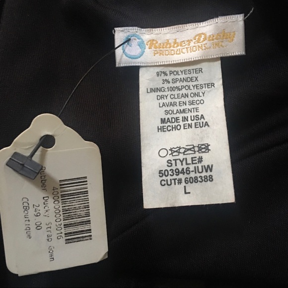 Strapless Black Dress - Picture 10 of 16